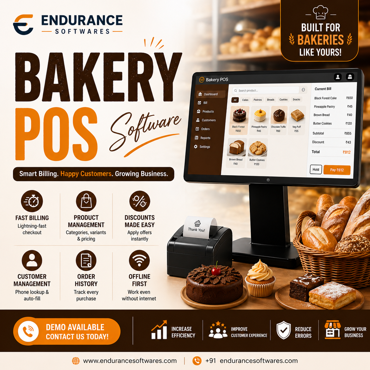 Bakery POS Software India Smart Billing System for Bakeries 2026