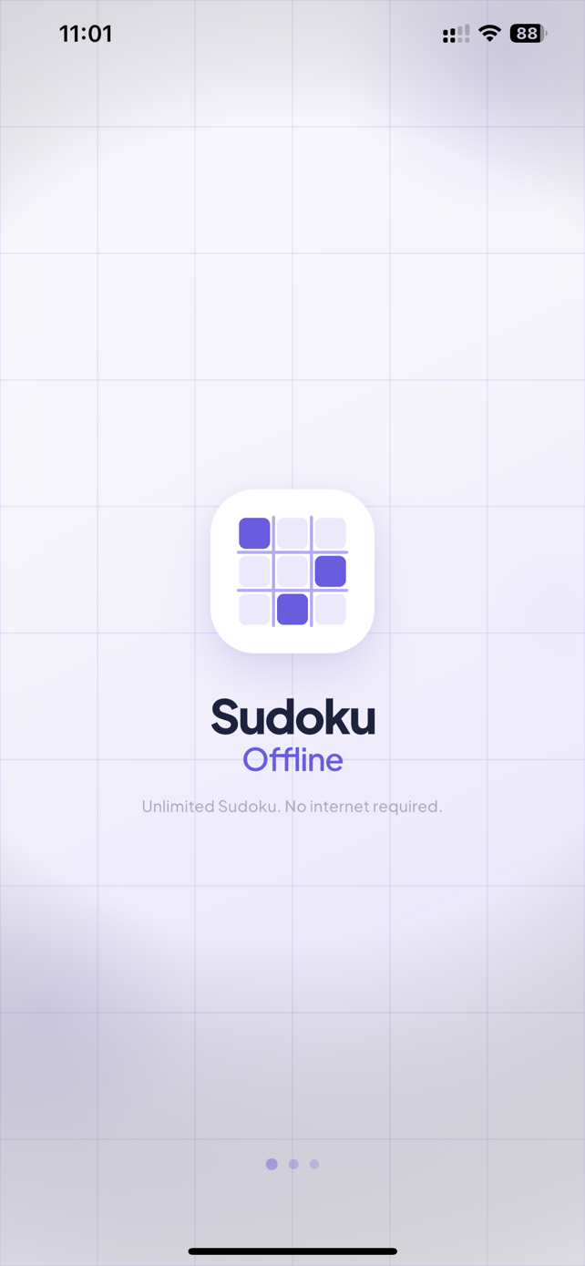Open and play offline in Sudoku Offline